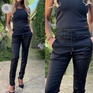 NWT Bevy Flog Shely Check Original Jogger Pants Drawstring Waist & Pockets 25